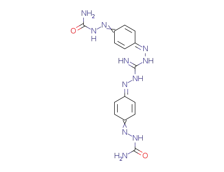 Carbonimidic dihydrazide,
bis[4-[(aminocarbonyl)hydrazono]-2,5-cyclohexadien-1-ylidene]-