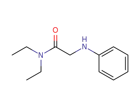 Molecular Structure of 14307-90-5 (N,N-diethyl-2-(phenylamino)acetamide)