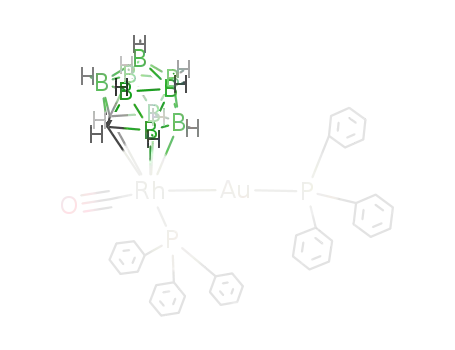 rhodiumgold(carbonyl)(PPh3)2(η5-C2B9H11)