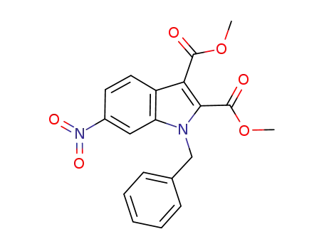 dimethyl 1-benzyl-6-nitroindole-2,3-dicarboxylate