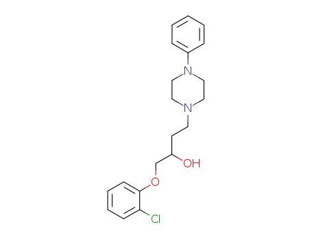 Molecular Structure of 59747-25-0 (1-Piperazinepropanol, a-[(2-chlorophenoxy)methyl]-4-phenyl-)