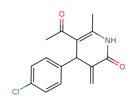 5-acetyl-4-(4-chlorophenyl)-6-methyl-3-methylene-3,4-dihydropyridin-2(1H)-one