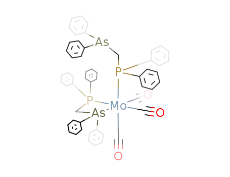 fac-tricarbonylbis{((diphenylarsino)methyl)diphenylphosphane}molydenum