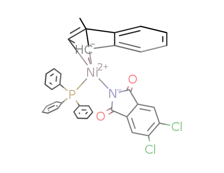 (1-methylindenyl)Ni(PPh<sub>3</sub>)2(4,5-dichlorophtalimidate)