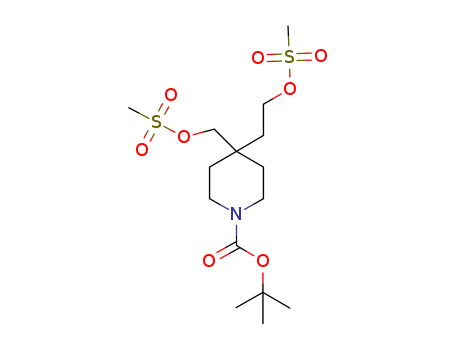 1-Piperidinecarboxylic acid, 4-[2-[(Methylsulfonyl)oxy]ethyl]-4-[[(Methylsulfonyl)oxy]Methyl]-, 1,1-diMethylethyl ester