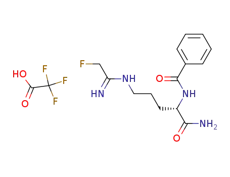 Molecular Structure of 877617-46-4 (F-Amidine (trifluoroacetate salt))