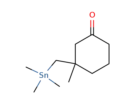 3-Methyl-3-trimethylstannanylmethyl-cyclohexanone
