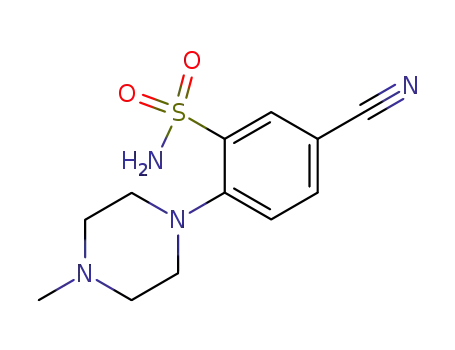 5-cyano-2-(4-methyl-piperazin-1-yl)-benzenesulfonamide