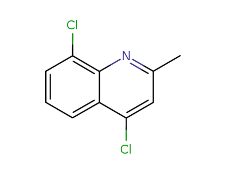 Molecular Structure of 75896-69-4 (4,8-DICHLORO-2-METHYLQUINOLINE)