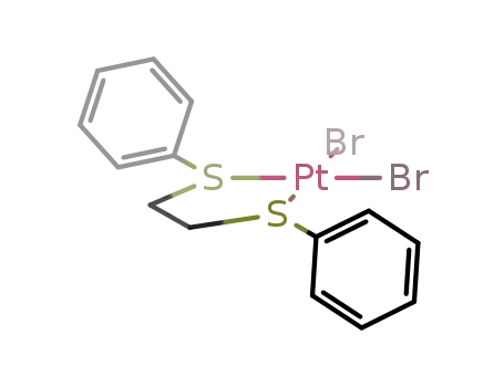 {1,2-bis(phenylthio)ethane}dibromoplatinum(II)