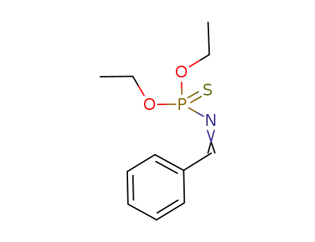 Molecular Structure of 945491-87-2 (N-benzylidene-O,O-diethylthiophosphoramide)