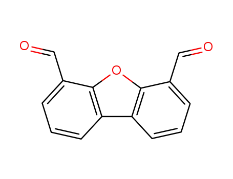 Molecular Structure of 200439-51-6 (4,6-Dibenzofurandicarboxaldehyde)