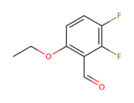 Molecular Structure of 167684-02-8 (6-Ethoxy-2,3-difluorobenzaldehyde)