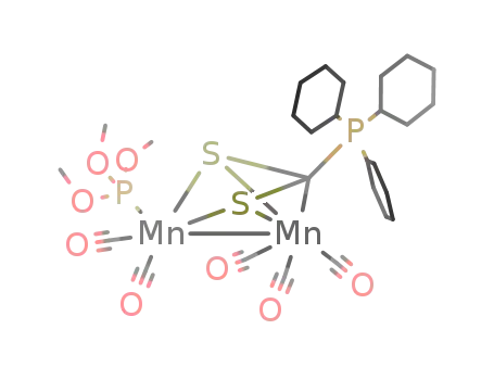 {{Mn<sub>2</sub>(CO)5(S<sub>2</sub>CP(C<sub>6</sub>H<sub>11</sub>)3)}P(OCH<sub>3</sub>)3}