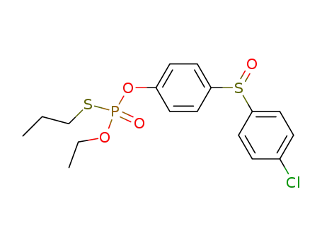 O-[4-(4'-chlorophenylsulfinyl)-phenyl]O-ethyl S-n-propyl phosphorothiolate