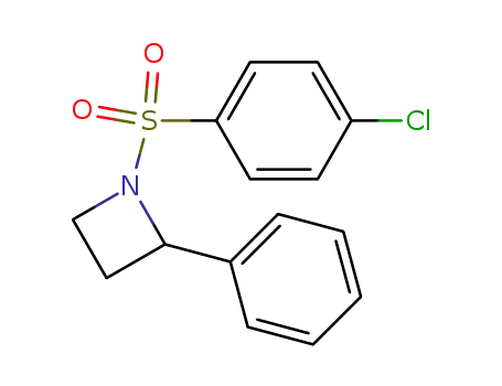 Molecular Structure of 78826-14-9 (Azetidine, 1-[(4-chlorophenyl)sulfonyl]-2-phenyl-)