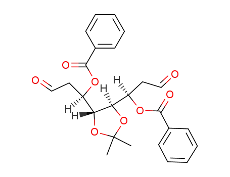 3(R),6(R)-dibenzoyloxy-4(R),5(R)-dihydroxy-4,5-O-methylethylidene-1,8-octanedial