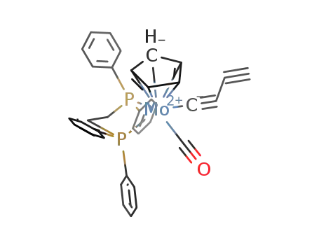 (η(5)-C5H5)Mo(1,2-bis(diphenylphosphino)ethane)(CO)(C.tplbond.CC.tplbond.CH)