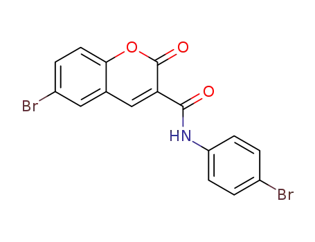 N-(4-bromophenyl)-6-bromo-2-oxochromene-3-carboxamide