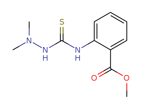 Benzoic acid,2-[[(2,2-dimethylhydrazinyl)thioxomethyl]amino]-, methyl ester