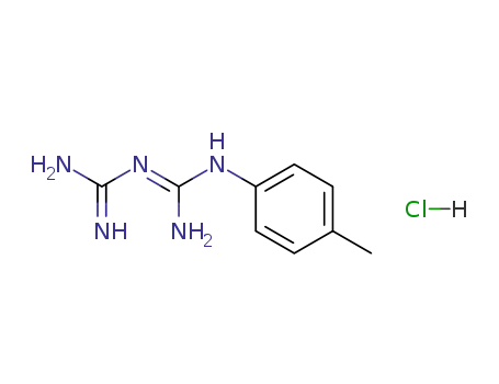 Molecular Structure of 19579-43-2 (Imidodicarbonimidic diamide, N-(4-methylphenyl)-, monohydrochloride)