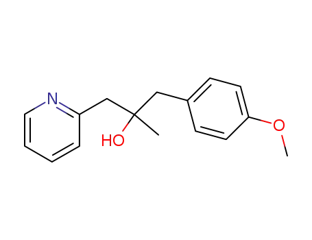 1-(4-methoxy-phenyl)-2-methyl-3-[2]pyridyl-propan-2-ol