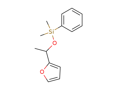 Molecular Structure of 125553-77-7 (dimethylphenyl<1-(2-furyl)ethoxy>silane)