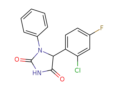 5-(2-chloro-4-fluorophenyl)-1-phenylhydantoin