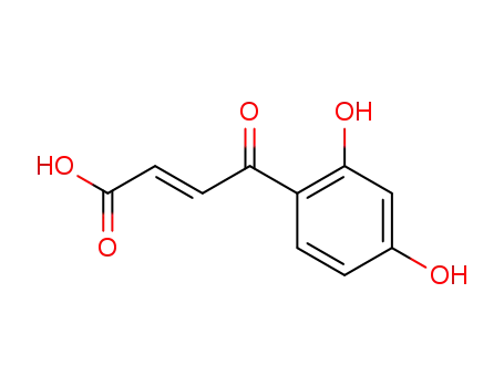 Molecular Structure of 34857-11-9 (β-(2,4-dihydroxybenzoyl)acrylic acid)
