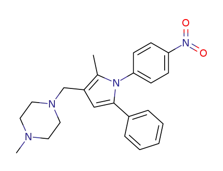 1-methyl-4-{[2-methyl-1-(4-nitrophenyl)-5-phenyl-1H-pyrrol-3-yl]methyl}piperazine