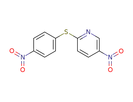 Molecular Structure of 73322-00-6 (5-nitro-2-(4-nitro-phenylsulfanyl)-pyridine)
