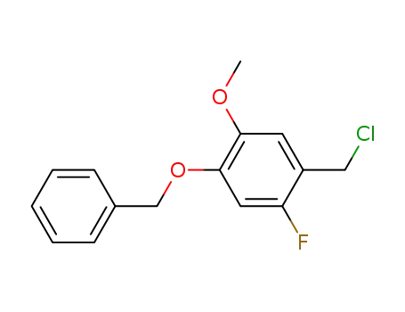 3-methoxy-4-benzyloxy-6-fluorobenzyl chloride