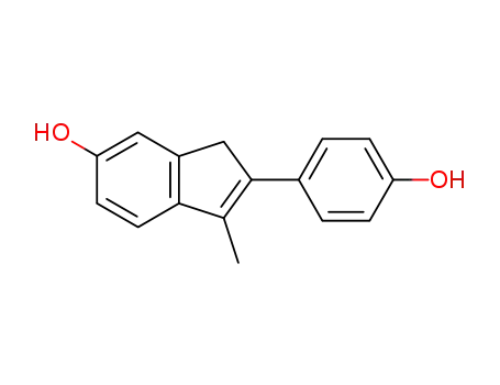 6-hydroxy-3-methyl-2-(4-hydroxy-phenyl)-indene