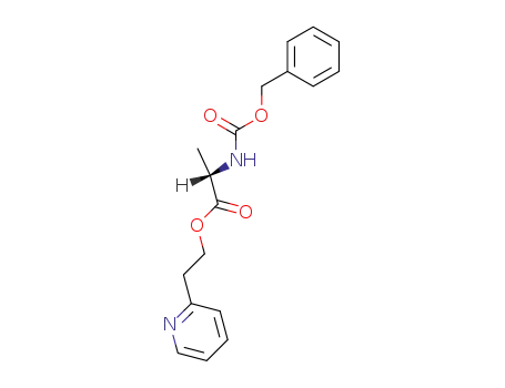 L-Alanine, N-[(phenylmethoxy)carbonyl]-, 2-(2-pyridinyl)ethyl ester