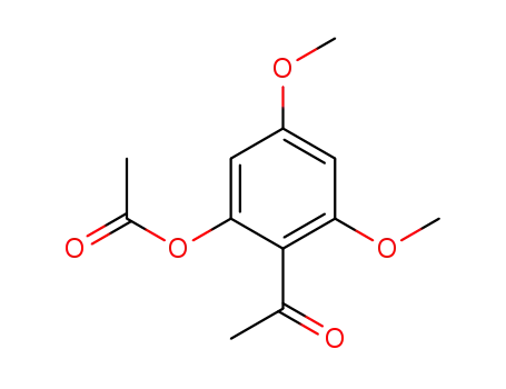 Molecular Structure of 59263-72-8 (2-hydroxy-4,6-dimethoxyacetophenone monoacetate)