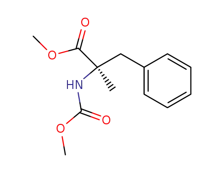(2R)-methyl 2-methoxycarbonylamino-2-methyl-3-phenylpropanoate