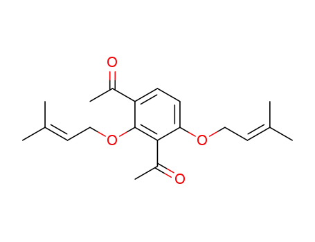 3-acetyl-2,4-bis(3-methylbut-2-enyloxy)acetophenone