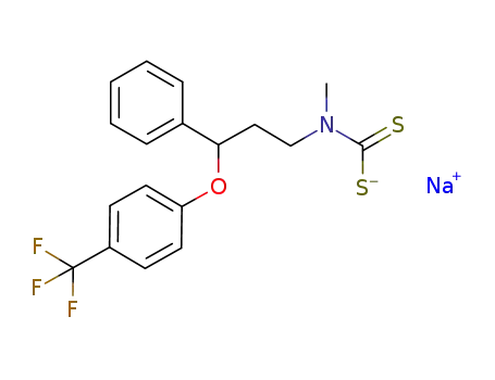 Molecular Structure of 1092361-69-7 (C<sub>18</sub>H<sub>17</sub>F<sub>3</sub>NOS<sub>2</sub><sup>(1-)</sup>*Na<sup>(1+)</sup>)