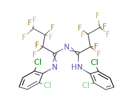[N(C<sub>3</sub>F<sub>7</sub>)C(2,6-Cl<sub>2</sub>C<sub>6</sub>H<sub>3</sub>)N)2]H