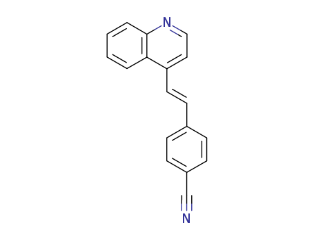4-[(E)-2-(4-Quinolinyl)ethenyl]benzonitrile