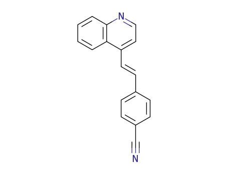 4-[(E)-2-(4-Quinolinyl)ethenyl]benzonitrile