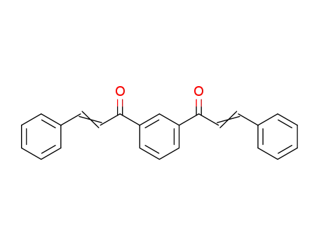 Molecular Structure of 55147-58-5 (2-Propen-1-one, 1,1'-(1,3-phenylene)bis[3-phenyl-)