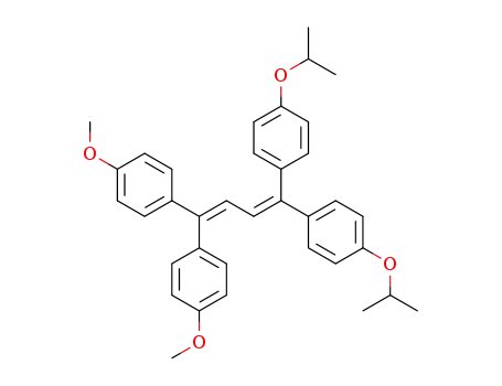 1,1-bis-(4-isopropoxy-phenyl)-4,4-bis-(4-methoxy-phenyl)-buta-1,3-diene