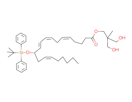 2,2-di(hydroxymethyl)propyl 12S-(t-butyldiphenylsilyloxy)eicosa-5Z,8Z,10E,14Z-tetraenoate