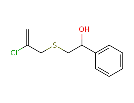 2-(2-Chloro-allylsulfanyl)-1-phenyl-ethanol