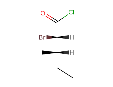 chloride of/the/ (-)(2S:3S)-2-bromo-3-methyl-valeric acid