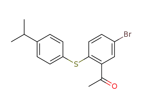 Ethanone, 1-[5-bromo-2-[[4-(1-methylethyl)phenyl]thio]phenyl]-