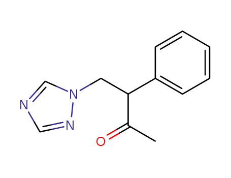 Molecular Structure of 113193-70-7 (2-Butanone, 3-phenyl-4-(1H-1,2,4-triazol-1-yl)-)