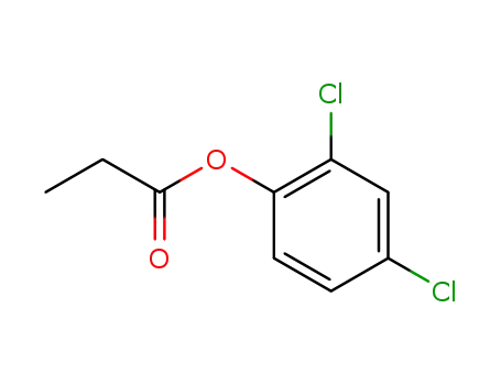 Molecular Structure of 26628-14-8 (2,4-dichlorophenyl propanoate)