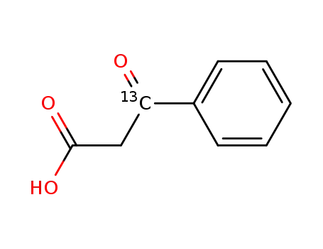 Molecular Structure of 92270-02-5 (<3-(13)C>Benzoylessigsaeure)